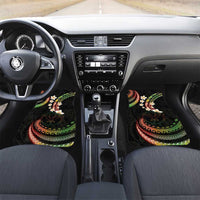 Hawaii Map Kanaka Maoli Car Mats Fantastic Frangipani Reggae