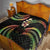 Hawaii Map Kanaka Maoli Quilt Fantastic Frangipani Reggae
