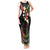 Hawaii Map Kanaka Maoli Tank Maxi Dress Fantastic Frangipani Reggae