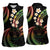 Hawaii Map Kanaka Maoli Women Sleeveless Polo Shirt Fantastic Frangipani Reggae