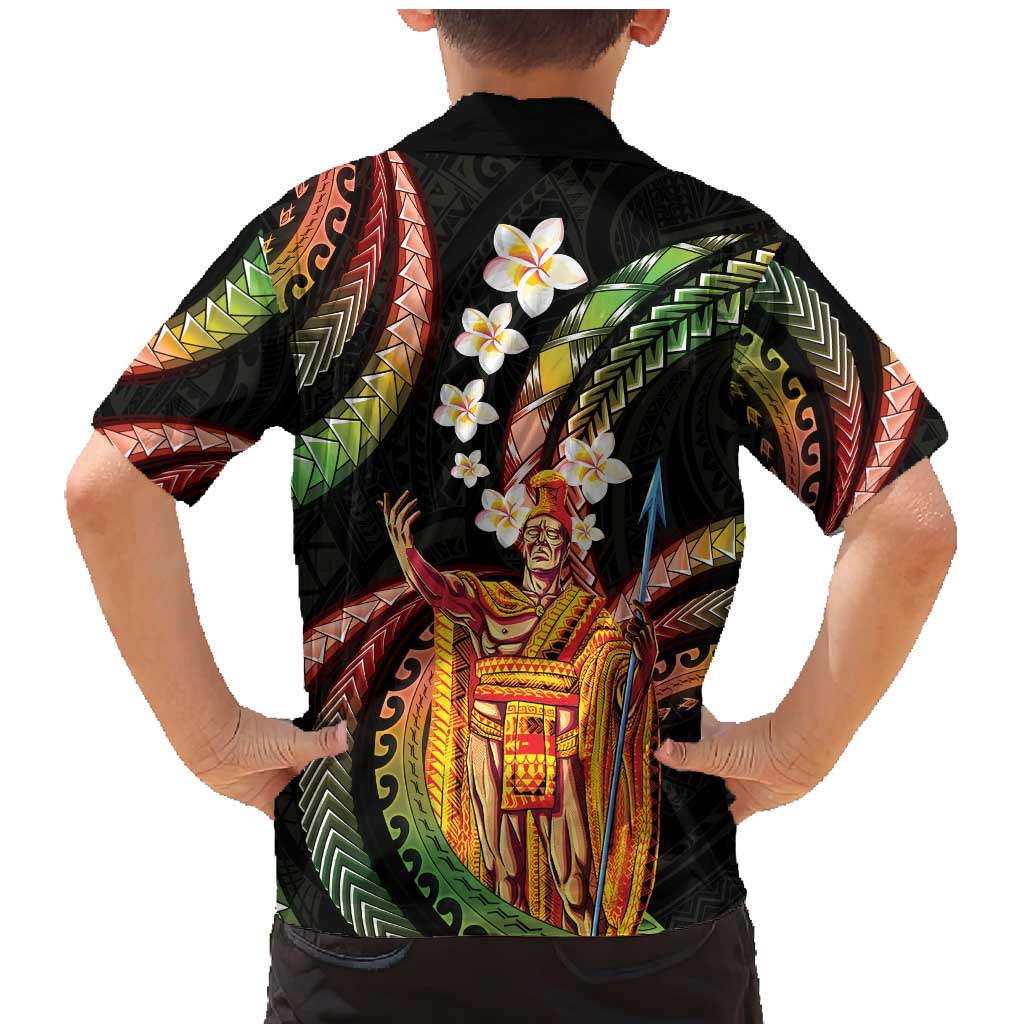 Hawaii King Kamehameha Family Matching Mermaid Dress and Hawaiian Shirt Fantastic Plumeria Reggae LT01 - Polynesian Pride