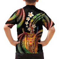 Hawaii King Kamehameha Hawaiian Shirt Fantastic Plumeria Reggae