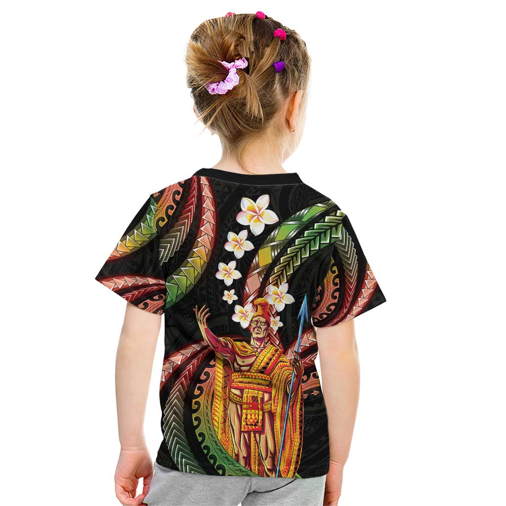 Hawaii King Kamehameha Kid T Shirt Fantastic Plumeria Reggae