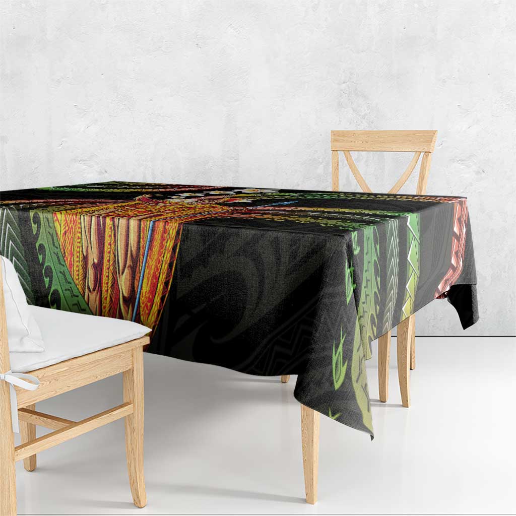 Hawaii King Kamehameha Tablecloth Fantastic Plumeria Reggae