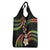 Hawaii Plumeria Reggae Grocery Bag Polynesian Pattern