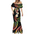 Hawaii Plumeria Reggae Mermaid Dress Polynesian Pattern