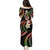 Hawaii Plumeria Reggae Puletasi Polynesian Pattern