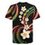Hawaii Plumeria Reggae Rugby Jersey Polynesian Pattern