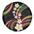 Hawaii Plumeria Reggae Spare Tire Cover Polynesian Pattern
