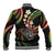Hawaii Shaka Sign Baseball Jacket Fantastic Frangipani Reggae