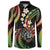 Hawaii Shaka Sign Button Sweatshirt Fantastic Frangipani Reggae