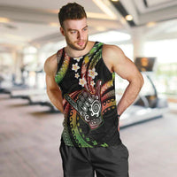 Hawaii Shaka Sign Men Tank Top Fantastic Frangipani Reggae
