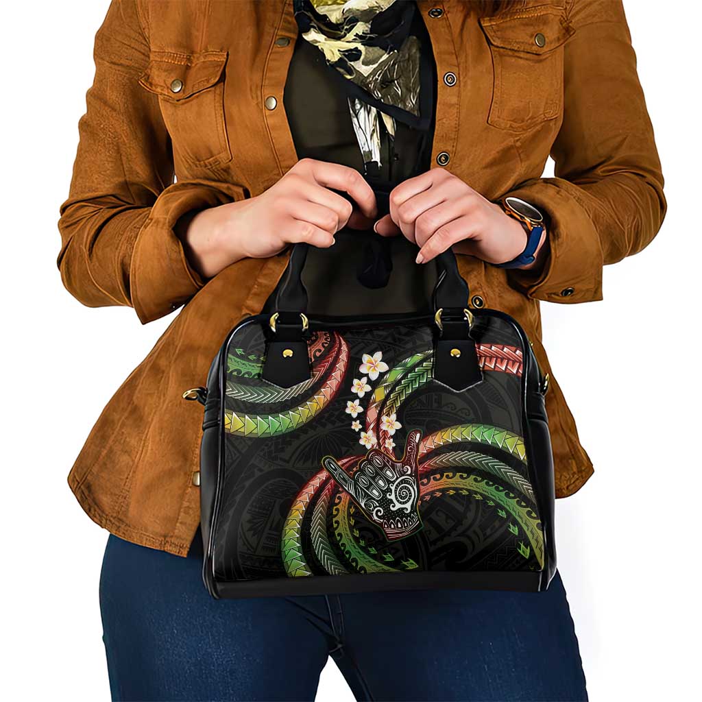 Hawaii Shaka Sign Shoulder Handbag Fantastic Frangipani Reggae