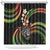 Hawaii Shaka Sign Shower Curtain Fantastic Frangipani Reggae