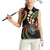 Hawaii Shaka Sign Women Sleeveless Polo Shirt Fantastic Frangipani Reggae