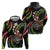 Hawaii Shaka Sign Zip Hoodie Fantastic Frangipani Reggae