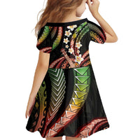Hawaiian Ukulele Family Matching Short Sleeve Bodycon Dress and Hawaiian Shirt Jawaiian Fantastic Plumeria LT01 - Polynesian Pride