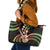 Hawaiian Ukulele Leather Tote Bag Jawaiian Fantastic Plumeria