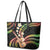 Hawaiian Ukulele Leather Tote Bag Jawaiian Fantastic Plumeria