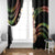 Hawaiian Ukulele Window Curtain Jawaiian Fantastic Plumeria