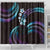 Hawaii Map Kanaka Maoli Shower Curtain Fantastic Frangipani Amethyst Gradient