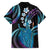Hawaii King Kamehameha Hawaiian Shirt Fantastic Plumeria Amethyst Gradient