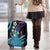 Hawaii King Kamehameha Luggage Cover Fantastic Plumeria Amethyst Gradient