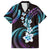 Hawaii Plumeria Hawaiian Shirt Amethyst Gradient Polynesian Pattern