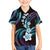 Hawaii Plumeria Hawaiian Shirt Amethyst Gradient Polynesian Pattern