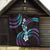 Hawaii Plumeria Quilt Amethyst Gradient Polynesian Pattern