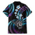 Hawaii Shaka Sign Hawaiian Shirt Fantastic Frangipani Amethyst Gradient