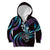 Hawaii Shaka Sign Kid Hoodie Fantastic Frangipani Amethyst Gradient