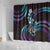 Hawaii Shaka Sign Shower Curtain Fantastic Frangipani Amethyst Gradient
