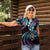 Hawaii Shaka Sign Women Polo Shirt Fantastic Frangipani Amethyst Gradient