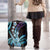 Hawaiian Ukulele Luggage Cover Amethyst Gradient Fantastic Plumeria