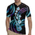 Hawaiian Ukulele Rugby Jersey Amethyst Gradient Fantastic Plumeria