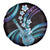 Hawaiian Ukulele Spare Tire Cover Amethyst Gradient Fantastic Plumeria