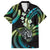 Hawaii Shaka Sign Hawaiian Shirt Fantastic Frangipani Chartreuse Cyan