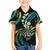Hawaii Shaka Sign Hawaiian Shirt Fantastic Frangipani Chartreuse Cyan