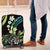 Hawaii Shaka Sign Luggage Cover Fantastic Frangipani Chartreuse Cyan