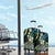 Hawaii Shaka Sign Luggage Cover Fantastic Frangipani Chartreuse Cyan