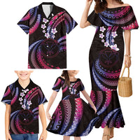 Hawaii Map Kanaka Maoli Family Matching Mermaid Dress and Hawaiian Shirt Fantastic Frangipani Sweet Dream LT01 - Polynesian Pride