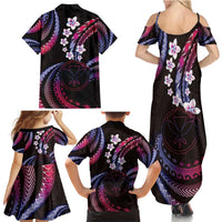 Hawaii Map Kanaka Maoli Family Matching Summer Maxi Dress and Hawaiian Shirt Fantastic Frangipani Sweet Dream LT01 - Polynesian Pride