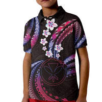 Hawaii Map Kanaka Maoli Kid Polo Shirt Fantastic Frangipani Sweet Dream