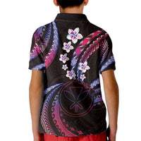 Hawaii Map Kanaka Maoli Kid Polo Shirt Fantastic Frangipani Sweet Dream