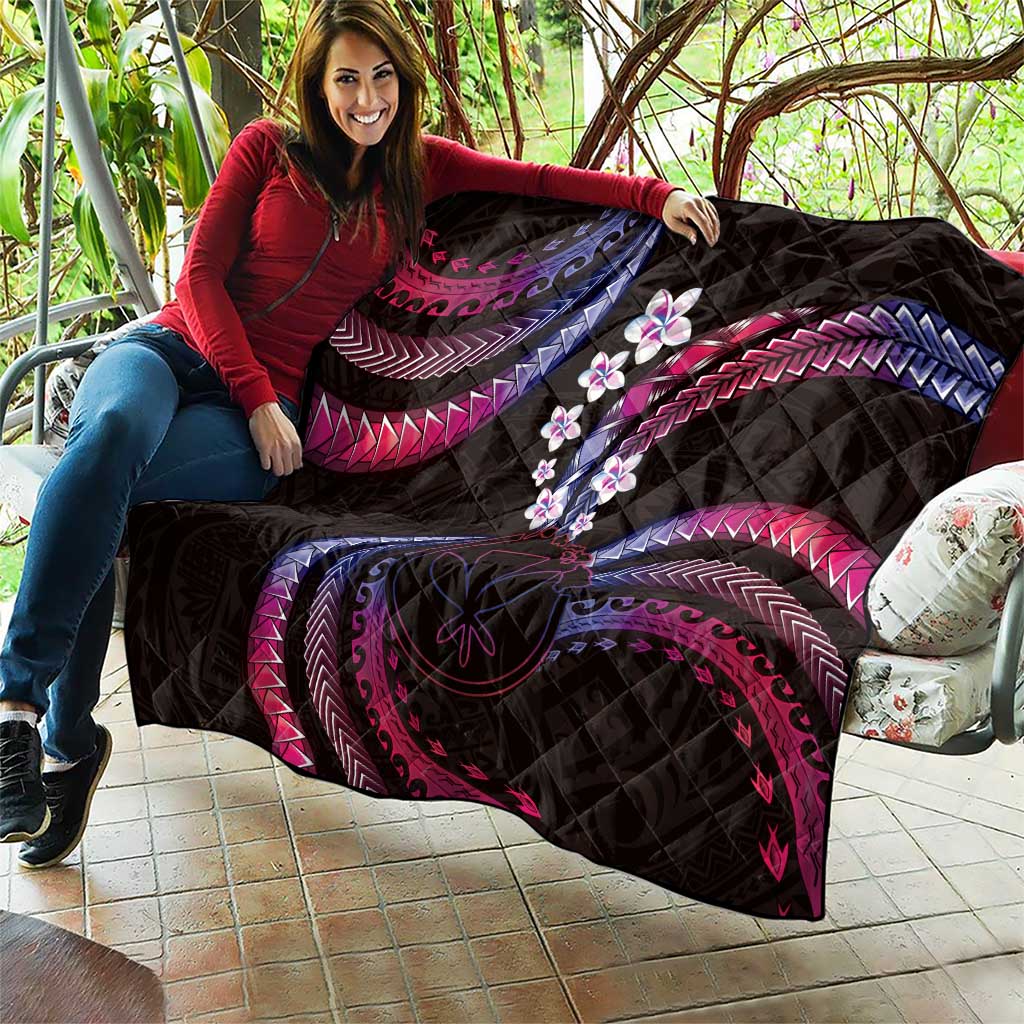 Hawaii Map Kanaka Maoli Quilt Fantastic Frangipani Sweet Dream