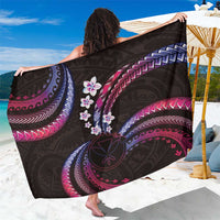 Hawaii Map Kanaka Maoli Sarong Fantastic Frangipani Sweet Dream LT01 One Size 44 x 66 inches Pink - Polynesian Pride