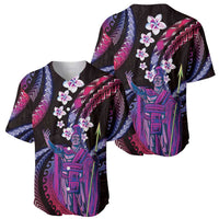 Hawaii King Kamehameha Baseball Jersey Fantastic Plumeria Sweet Vibes
