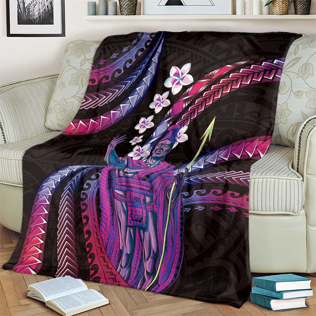 Hawaii King Kamehameha Blanket Fantastic Plumeria Sweet Vibes