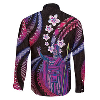Hawaii King Kamehameha Family Matching Short Sleeve Bodycon Dress and Hawaiian Shirt Fantastic Plumeria Sweet Vibes LT01 - Polynesian Pride